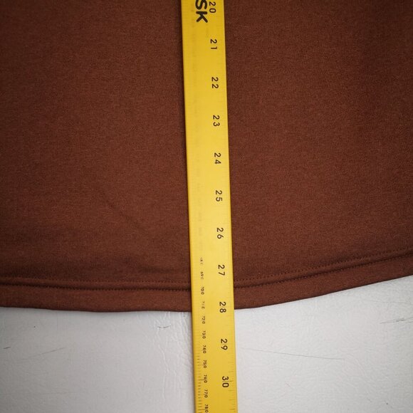 NWOT L.L. Bean Men's Size Large Slightly Fitted Rust Full Zip Fleece Lined Vest - Picture 9 of 9